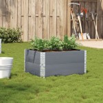 vidaXL Jardinieră de grădină, gri, 80x60 cm, lemn masiv pin vidaXL Jardinieră de grădină, gri, 80x60 cm, lemn masiv pin