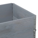 vidaXL Jardinieră de grădină, gri, 80x60 cm, lemn masiv pin vidaXL Jardinieră de grădină, gri, 80x60 cm, lemn masiv pin