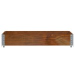vidaXL Jardinieră de grădină, maro, 120x80 cm, lemn masiv de pin