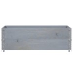 vidaXL Jardinieră de grădină, gri, 120x80 cm, lemn masiv de pin vidaXL Jardinieră de grădină, gri, 120x80 cm, lemn masiv de pin
