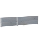 vidaXL Jardinieră de grădină, gri, 120x80 cm, lemn masiv de pin vidaXL Jardinieră de grădină, gri, 120x80 cm, lemn masiv de pin