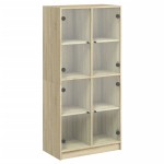 vidaXL Dulap înalt cu uși, stejar sonoma, 68x37x142 cm, lemn compozit vidaXL Dulap înalt cu uși, stejar sonoma, 68x37x142 cm, lemn compozit