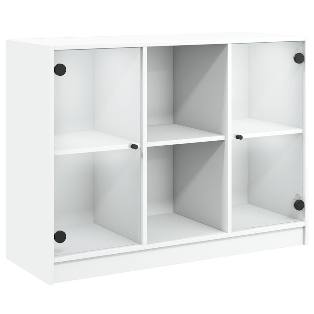 vidaXL Dulap, alb, 102x37x75,5 cm, lemn prelucrat