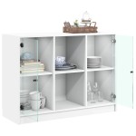vidaXL Dulap, alb, 102x37x75,5 cm, lemn prelucrat