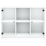 vidaXL Dulap, alb, 102x37x75,5 cm, lemn prelucrat