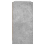 vidaXL Dulap, gri beton, 102x37x75,5 cm, lemn prelucrat