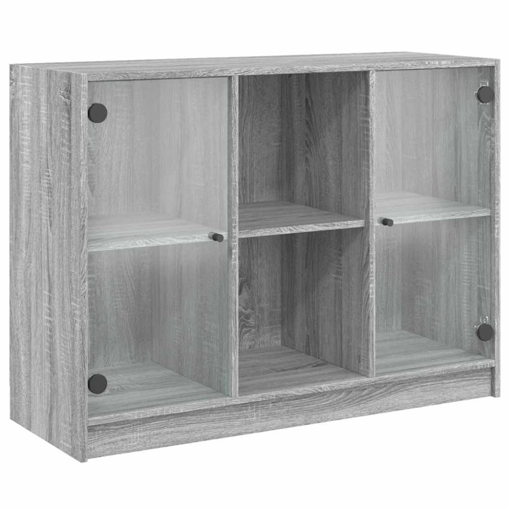 vidaXL Servantă, gri sonoma, 102x37x75,5 cm, lemn prelucrat