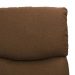 vidaXL Fotoliu cu ridicare, maro, material textil