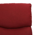 vidaXL Fotoliu de masaj cu ridicare, roșu vin, material textil vidaXL Fotoliu de masaj cu ridicare, roșu vin, material textil