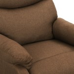 vidaXL Fotoliu de masaj cu ridicare, gri taupe, material textil vidaXL Fotoliu de masaj cu ridicare, gri taupe, material textil