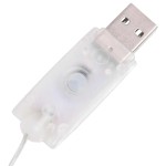 vidaXL Figurină decorativă Crăciun om zăpadă LED 180 cm țesătură lux