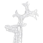 vidaXL Decorațiune de Crăciun ren, 90 leduri, 60x16x100 cm, acril vidaXL Decorațiune de Crăciun ren, 90 leduri, 60x16x100 cm, acril