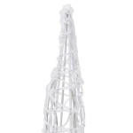 vidaXL Piramidă decorativă con de lumini cu LED albastru 60 cm acril vidaXL Piramidă decorativă con de lumini cu LED albastru 60 cm acril
