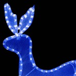 vidaXL Instalație lumini Crăciun, ren și sanie cu plasă, 432 LED-uri vidaXL Instalație lumini Crăciun, ren și sanie cu plasă, 432 LED-uri