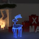 vidaXL Decorațiune de Crăciun ren, cu plasă, 306 LED-uri, 60x24x89 cm vidaXL Decorațiune de Crăciun ren, cu plasă, 306 LED-uri, 60x24x89 cm