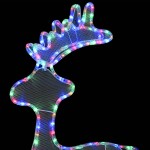 vidaXL Decorațiune de Crăciun ren, cu plasă, 306 LED-uri, 60x24x89 cm vidaXL Decorațiune de Crăciun ren, cu plasă, 306 LED-uri, 60x24x89 cm