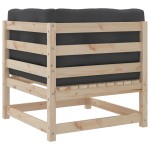 vidaXL Set canapea de grădină cu perne, 8 piese, lemn masiv de pin vidaXL Set canapea de grădină cu perne, 8 piese, lemn masiv de pin