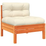 vidaXL Set mobilier de grădină cu perne, 9 piese, lemn masiv de pin