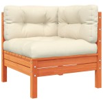 vidaXL Set mobilier de grădină cu perne, 9 piese, lemn masiv de pin