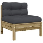 vidaXL Set canapea de grădină cu perne, 9 piese, lemn de pin tratat vidaXL Set canapea de grădină cu perne, 9 piese, lemn de pin tratat