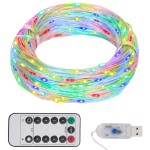 vidaXL Instalație cu 150 LED-uri, multicolor, 15 m vidaXL Instalație cu 150 LED-uri, multicolor, 15 m