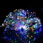 vidaXL Instalaţie cu 300 LED-uri, multicolor, 30 m