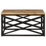 vidaXL Măsuță de cafea, 68x68x35 cm, lemn masiv reciclat vidaXL Măsuță de cafea, 68x68x35 cm, lemn masiv reciclat
