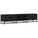 vidaXL Comodă TV, negru, 180x35x41 cm, lemn prelucrat