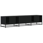 vidaXL Comodă TV, negru, 180x35x41 cm, lemn prelucrat
