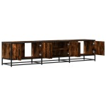 vidaXL Comodă TV, stejar fumuriu, 180x35x41 cm, lemn prelucrat