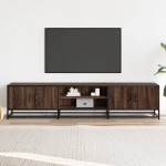 vidaXL Comodă TV, stejar maro, 180x35x41 cm, lemn prelucrat