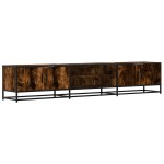 vidaXL Dulap TV, stejar fumuriu, 210x35x41 cm, lemn prelucrat