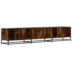 vidaXL Dulap TV, stejar fumuriu, 210x35x41 cm, lemn prelucrat