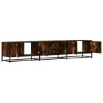 vidaXL Dulap TV, stejar fumuriu, 210x35x41 cm, lemn prelucrat