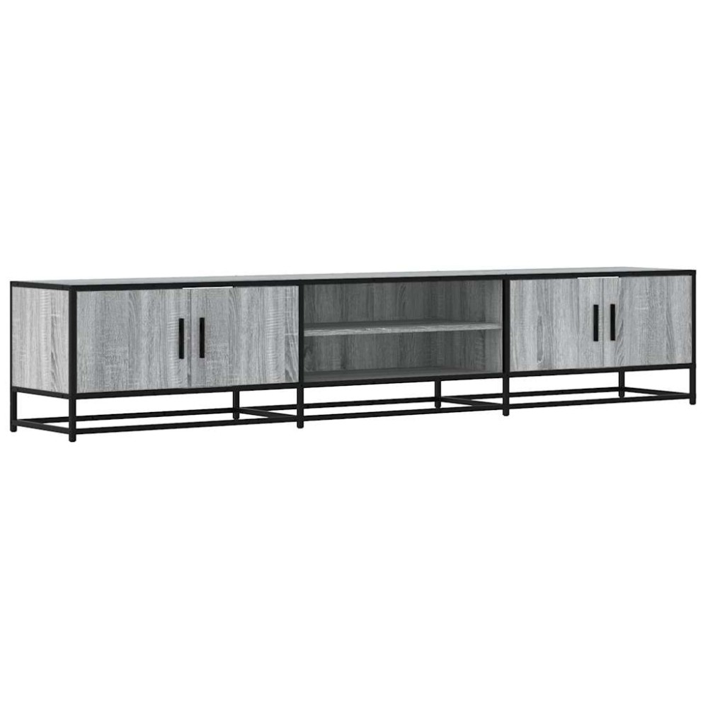 vidaXL Dulap TV, gri sonoma, 210x35x41 cm, lemn prelucrat