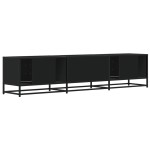 vidaXL Comodă TV, negru, 180x35x41 cm, lemn prelucrat