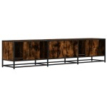 vidaXL Comodă TV, stejar fumuriu, 180x35x41 cm, lemn prelucrat