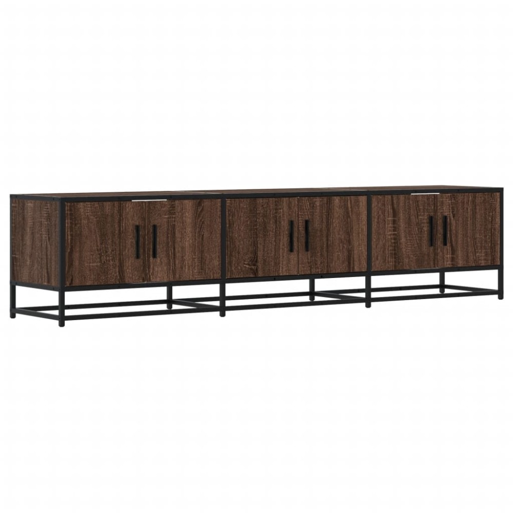 vidaXL Comodă TV, stejar maro, 180x35x41 cm, lemn prelucrat