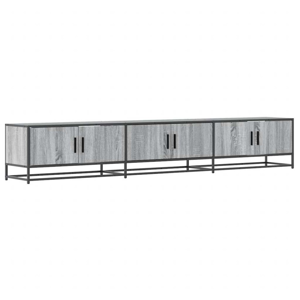 vidaXL Dulap TV, gri sonoma, 240x35x41 cm, lemn prelucrat