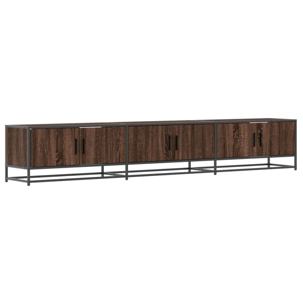 vidaXL Comodă TV, stejar maro, 240x35x41 cm, lemn prelucrat