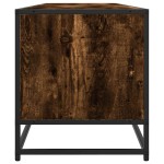vidaXL Comodă TV, stejar fumuriu, 180,5x40x46 cm, lemn prelucrat