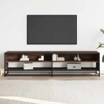 vidaXL Dulap TV, stejar maro, 180,5x40x46 cm, lemn prelucrat vidaXL Dulap TV, stejar maro, 180,5x40x46 cm, lemn prelucrat