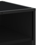 vidaXL Comodă TV, negru, 180x40x46 cm, lemn prelucrat