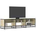 vidaXL Comodă TV, stejar sonoma, 180x40x46 cm, lemn prelucrat vidaXL Comodă TV, stejar sonoma, 180x40x46 cm, lemn prelucrat