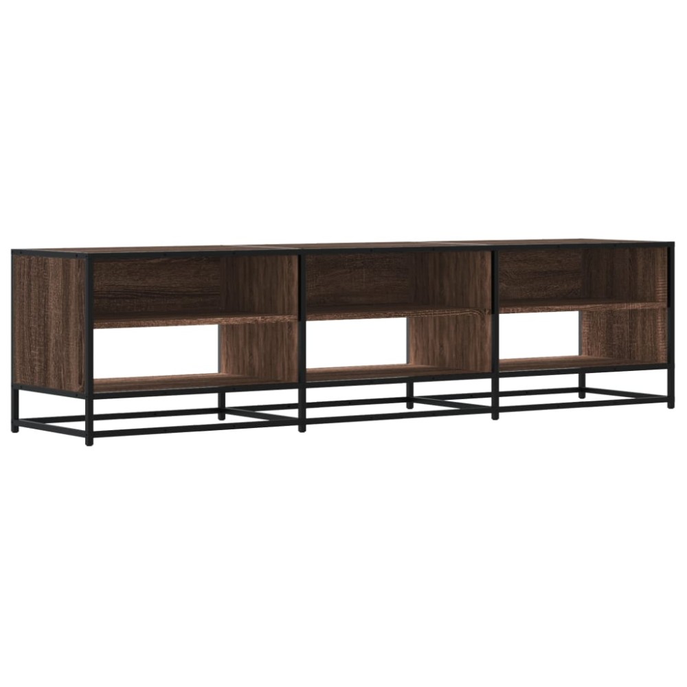 vidaXL Comodă TV, stejar maro, 180x40x46 cm, lemn prelucrat
