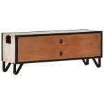 vidaXL Comodă TV, 110x30x41 cm, lemn masiv de acacia