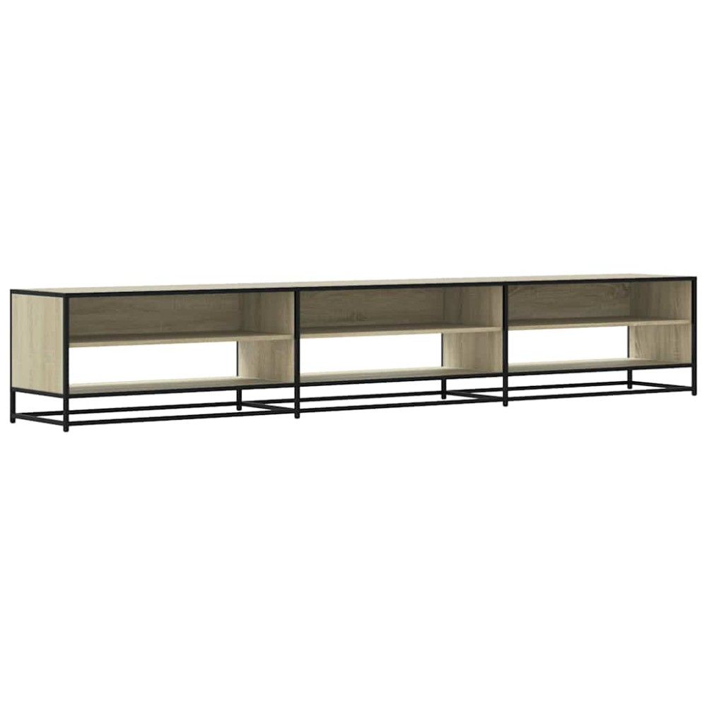 vidaXL Comodă TV, stejar sonoma, 270x40x46 cm, lemn prelucrat