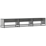 vidaXL Comodă TV, gri sonoma, 270x40x46 cm, lemn compozit vidaXL Comodă TV, gri sonoma, 270x40x46 cm, lemn compozit