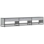 vidaXL Comodă TV, gri sonoma, 270x40x46 cm, lemn compozit vidaXL Comodă TV, gri sonoma, 270x40x46 cm, lemn compozit