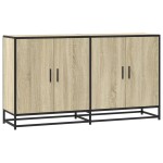 vidaXL Dulap, stejar sonoma, 134x35x76 cm, lemn prelucrat